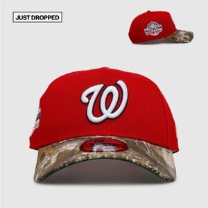 New Era Washington National RealTree Visor SnapBack